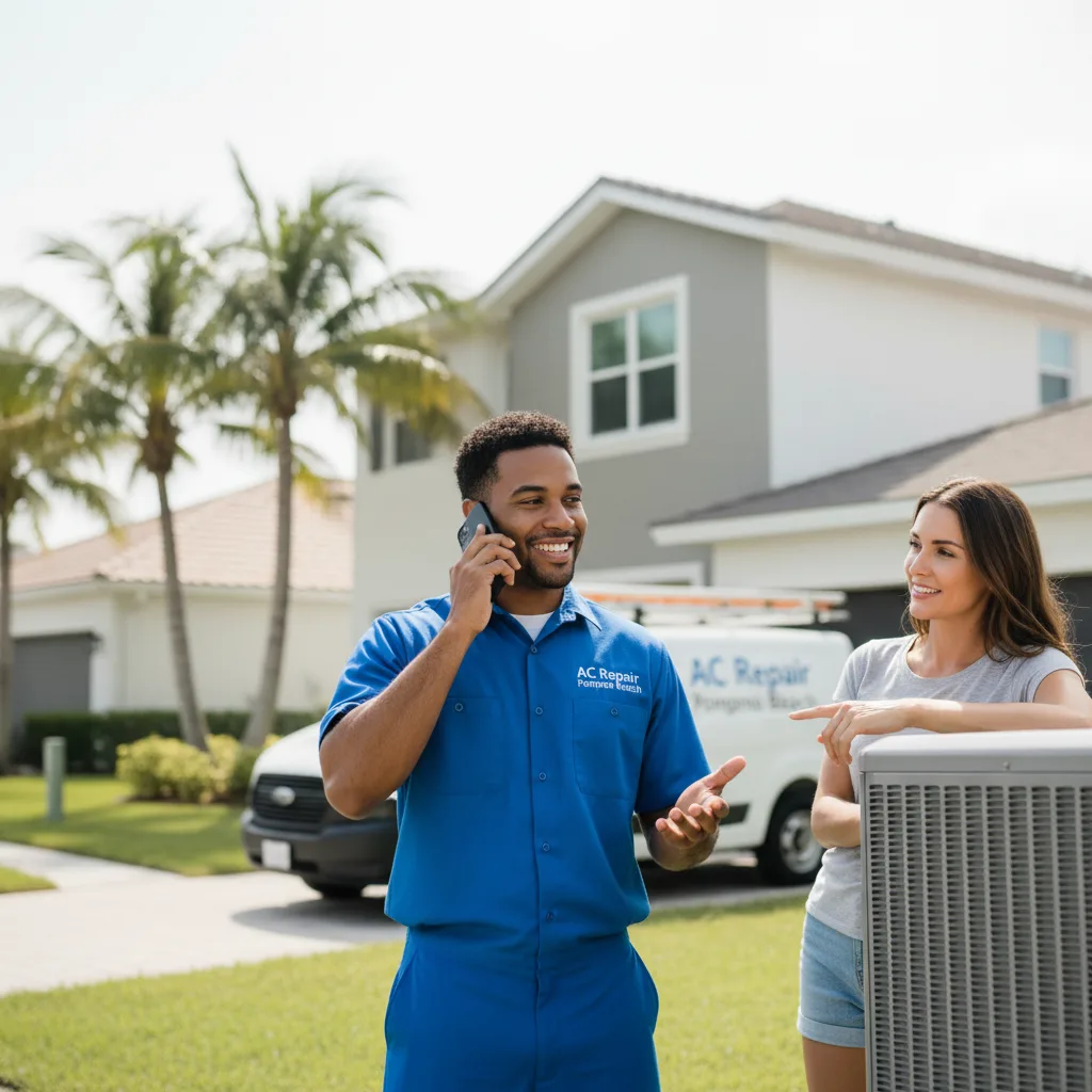 AC Repair Pompano Beach customer support in Madrid
